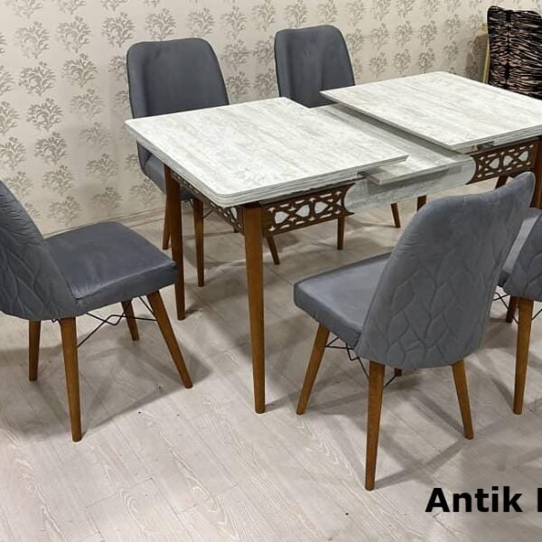 Turkey Dining Table Antik Beyaz