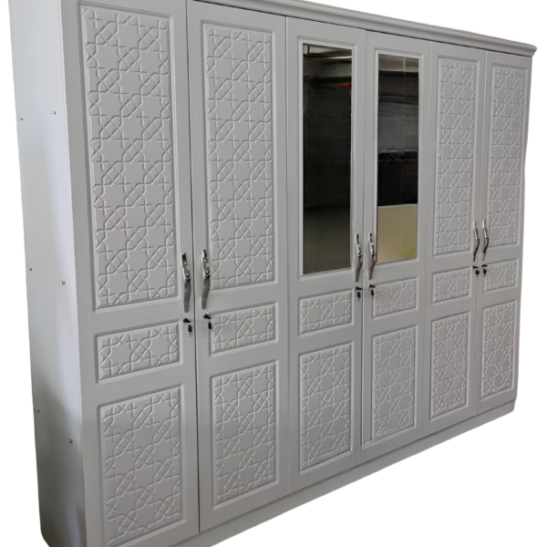 China 6-Door Wardrobe 8766-6 White