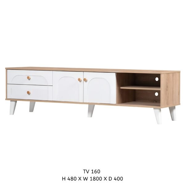 Modern Wooden TV Unit with Storage – TV 160