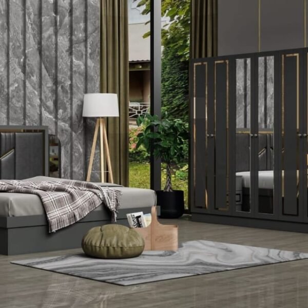 China 6pcs Bedroom SET 3020 Grey