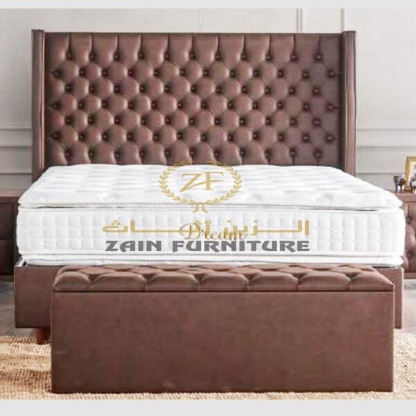 Luxury Vertical Panel Upholstered Bed Set