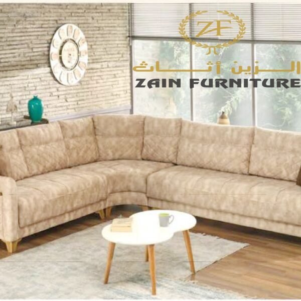 Cream Beige L-Shape Sofa – Comfort Meets Timeless Design