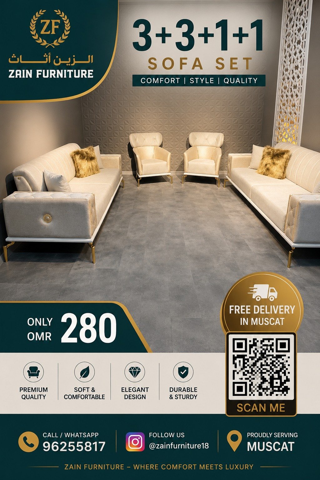 Premium Sofa Set